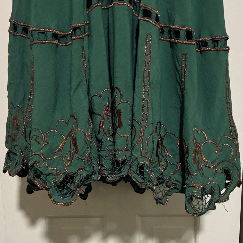 Free People Green Halter Dress - Picture 4 of 7